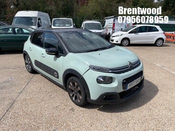 Location: Brentwood - 2017 CITROEN C3 FLAIR PURETECH 5 Door Hatchback REG: YF17SXD, Keys: No, MOT Expiry date: 30/04/2026, 1200 Petrol, 5 Speed Manual Petrol, Former Keepers: 3