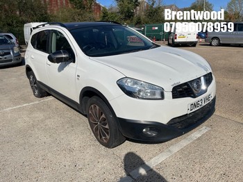 Location: Brentwood - 2013 NISSAN QASHQAI +2 360 5 Door Hatchback REG: DN63VHE, Keys: No, MOT Expiry date: 06/05/2026, 1598 Petrol, 6 Speed Manual Petrol, Former Keepers: 4