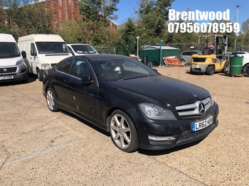 Location: Brentwood - 2012 MERCEDES-BENZ C250 AMG SPORT + CDI BLUE Coupe REG: LR62NBN, Keys: No, MOT Expiry date: 20/11/2026, 2143 Diesel, 7 Speed Auto Diesel, Former Keepers: 8