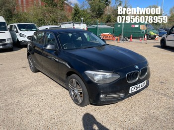 Location: Brentwood - 2014 BMW 116I SPORT 5 Door Hatchback REG: CK64AKF, Keys: No, MOT Expiry date: 20.01.2026, 1598 Petrol, 6 Speed Manual Petrol, Former Keepers: 4