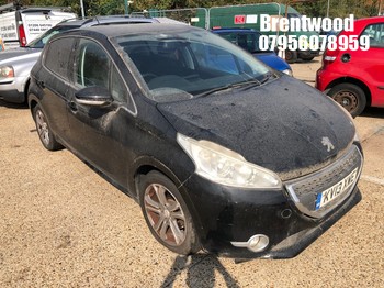Location: Brentwood - 2013 PEUGEOT 208 ALLURE E-HDI 5 Door Hatchback REG: KV13XWE, Keys: No, MOT Expiry date: 15.10.2025, 1560 Diesel, 5 Speed Manual Diesel, Former Keepers: 6