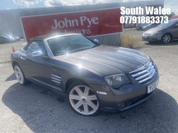 Location: South Wales - 2005 CHRYSLER CROSSFIRE AUTO Coupe REG: YC05XSX, Keys: No, MOT Expiry date: 22/09/2025, 3199 Petrol, 5 Speed Auto Petrol, Former Keepers: 8