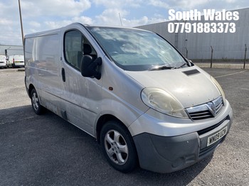 Location: South Wales - 2009 VAUXHALL VIVARO 2700 CDTI SWB Panel Van REG: WN09UZW, Keys: No, MOT Expiry date: 02/11/2025, 1995 Diesel, 6 Speed Manual Diesel, Former Keepers: 7