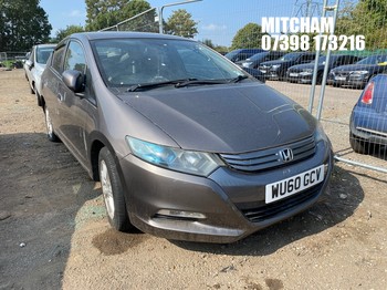 Location: Mitcham - 2010 HONDA INSIGHT SE CVT 5 Door Hatchback REG: WU60GCV, Keys: No, MOT Expiry date: 23/04/2026, 1339 Hybrid Electric, Variable 1 Speed Auto Petrol/E, Former Keepers: 8