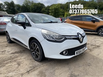 Location: Leeds - 2014 RENAULT CLIO D-QUE M-NAV ENERGY T 5 Door Hatchback REG: WX64XKN, Keys: No, MOT Expiry date: 19-10-2025, 899 Petrol, 5 Speed Manual Petrol, Former Keepers: 3