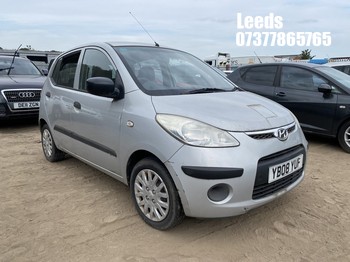 Location: Leeds - 2008 HYUNDAI I10 CLASSIC 5 Door Hatchback REG: YB08YUF, Keys: No, MOT Expiry date: 09-02-2027, 1086 Petrol, 5 Speed Manual Petrol, Former Keepers: 6