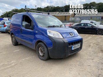 Location: Leeds - 2015 PEUGEOT BIPPER PROFESSIONAL HDI Panel Van REG: KE15OYS, Keys: No, MOT Expiry date: 15-07-2025, 1248 Diesel, 5 Speed Manual Diesel, Former Keepers: 4