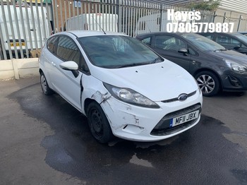 Location: Hayes - 2011 FORD FIESTA EDGE 60 3 Door Hatchback REG: MF11JBX, Keys: No, MOT Expiry date: 14/11/2026, 1242 Petrol, 5 Speed Manual Petrol, Former Keepers: 8