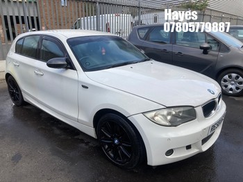 Location: Hayes - 2008 BMW 118D M SPORT 5 Door Hatchback REG: RE58UAO, Keys: No, MOT Expiry date: 12/09/2026, 1995 Diesel, 6 Speed Manual Diesel, Former Keepers: 8