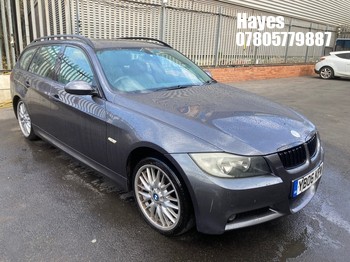 Location: Hayes - 2006 BMW 318 I M SPORT TOURING Estate REG: YB06KFW, Keys: No, MOT Expiry date: 30/10/2026, 1995 Petrol, 6 Speed Manual Petrol, Former Keepers: 15
