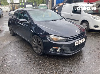 Location: Stapleford - 2013 VOLKSWAGEN SCIROCCO GT BLUEMOTN TECH Coupe REG: KR62WCF, Keys: Yes, MOT Expiry date: 08/05/2027, 1968 Diesel, 6 Speed Manual Diesel, Former Keepers: 4
