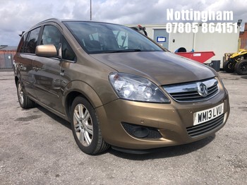 Location: Nottingham - 2013 VAUXHALL ZAFIRA DESIGN NAV CDTI EC MPV REG: WM13LVU, 1686cc DIESEL, 6 SPEED MANUAL DIESEL, Former Keepers: 5, Keys: Yes, MOT Expiry date: 27/07/2026