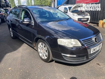 Location: Stapleford - 2008 VOLKSWAGEN PASSAT SE TDI AUTO Estate REG: BW57BHF, Keys: Yes, MOT Expiry date: 30/11/2026, 1968 Diesel, 6 Speed Auto Diesel, Former Keepers: 5
