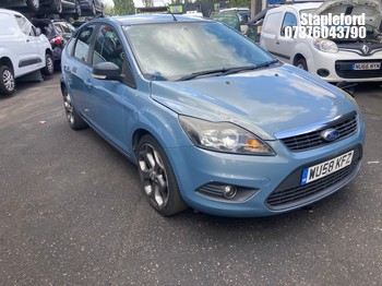 Location: Stapleford - 2008 FORD FOCUS ZETEC 100 5 Door Hatchback REG: WU58KFZ, Keys: Yes, MOT Expiry date: 31/03/2027, 1596 Petrol, 5 Speed Manual Petrol, Former Keepers: 8