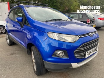 Location: Manchester - 2015 FORD ECOSPORT TITANIUM TURBO 5 Door Hatchback REG: FH64WRD, 998 Petrol, 5 Speed Manual Petrol, Former Keepers: 5, Keys: No, MOT Expiry date: 30/11/2026