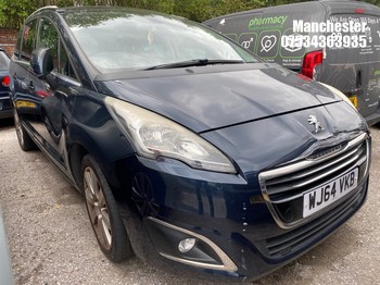 Location: Manchester - 2014 PEUGEOT 5008 ALLURE E-HDI S-A MPV REG: WJ64VKB, 1560 Diesel, 6 Speed Semi Auto Diesel, Former Keepers: 5, Keys: No, MOT Expiry date: 17/08/2026