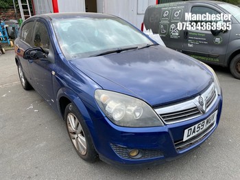 Location: Manchester - 2009 VAUXHALL ASTRA SXI 5 Door Hatchback REG: DA59MUV, 1598cc Petrol, 5 Speed Manual Petrol, Former Keepers: 8, Keys: No, MOT Expiry date: 10/04/2026