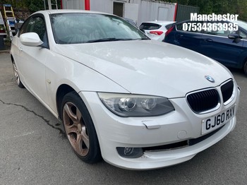 Location: Manchester - 2010 BMW 320I SE AUTO Coupe REG: GJ60RXV, 1995cc Petrol, 6 Speed Auto Petrol, Former Keepers: 5, Keys: No, MOT Expiry date: 09/02/2026