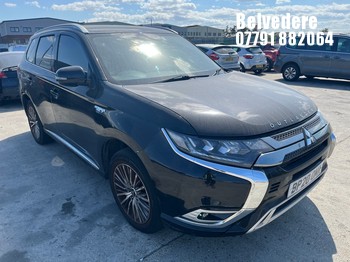 Location: BELVEDERE - 2021 MITSUBISHI OUTLANDER DYNAMIC PHEV CV ESTATE REG: BP20OMR, 2360cc HYBRID ELECTRIC, VARIABLE 1 SPEED AUTO PETROL/E, Former Keepers: 5, Keys: No, MOT Expiry date: 06/05/2027