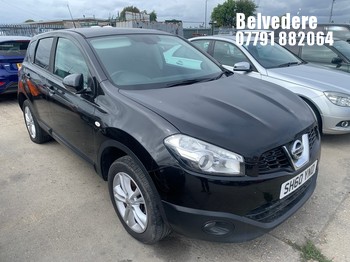 Location: BELVEDERE - 2010 NISSAN QASHQAI ACENTA 5 Door Hatchback REG: SH60YND, 1598cc Petrol, 5 Speed Manual Petrol, Former Keepers: 5, Keys: No, MOT: Expiry date29.01.2027