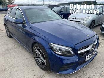 Location: Belvedere - 2019 MERCEDES-BENZ C 300 AMG LINE PREMIUM D 4 DOOR SALOON REG: KS69BXK, 1950cc DIESEL, 9 SPEED AUTO DIESEL, Former Keepers: 2, Keys: Yes, MOT Expiry date: 27.02.2027