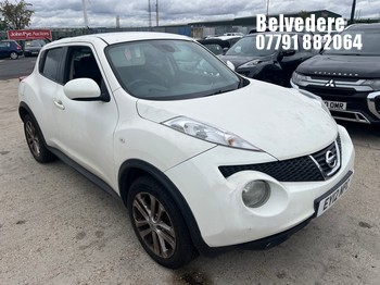 Location: Belvedere - 2012 NISSAN JUKE TEKNA CVT 5 DOOR HATCHBACK REG: EY12NPC, 1598cc PETROL, VARIABLE SPEED AUTO PETROL, Former Keepers: 3, Keys: Yes, MOT Expiry date: 11.12.2025
