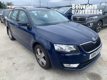 Location: Belvedere - 2014 SKODA OCTAVIA SE TDI CR S-A ESTATE REG: KR14HYO, 1598cc DIESEL, 7 SPEED S-AUTO DIESEL, Former Keepers: 2, Keys: No, MOT Expiry date: 05.11.2026