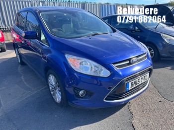 Location: Belvedere - 2015 FORD GRAND C-MAX TITANIUM TURB MPV REG: BN15YTL, Keys: No, MOT Expiry date: 06/05/2027, 1596 Petrol, 6 Speed Manual Petrol, Former Keepers: 7