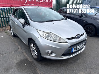 Location: Belvedere - 2012 FORD FIESTA ZETEC 5 Door Hatchback REG: HV12TMY, Keys: No, MOT Expiry date: 16/03/2027, 1242 Petrol, 5 Speed Manual Petrol, Former Keepers: 7