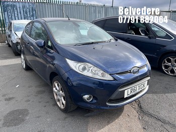 Location: Belvedere - 2011 FORD FIESTA TITANIUM TDCI 70 3 Door Hatchback REG: LR61XCK, Keys: No, MOT Expiry date: 27/02/2026, 1399 Diesel, 5 Speed Manual Diesel, Former Keepers: 6