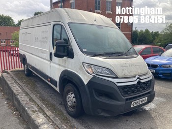 NOTE: ATF Registered Buyers ONLY - Location: Nottingham - 2019 CITROEN RELAY 35 HVY L4H2 ENT BHD PANEL VAN REG: CN69MHA., 2200cc DIESEL, 6 SPEED MANUAL DIESEL, Former Keepers: 0, Keys: Yes