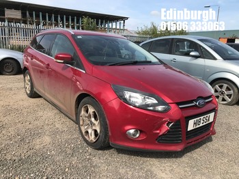 Location: Edinburgh - 2011 FORD FOCUS TITANIUM TDCI Estate REG: H18SSA, Keys: No, MOT Expiry date: 19/02/2026, 1560 Diesel, 6 Speed Manual Diesel, Former Keepers: 6