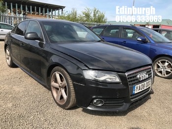 Location: Edinburgh - 2008 AUDI A4 S LINE TDI DPF AUTO 4 Door Saloon REG: YA08ODT, Keys: No, MOT Expiry date: 09/04/2027, 2698 Diesel, Variable 1 Speed Auto Diesel, Former Keepers: 5