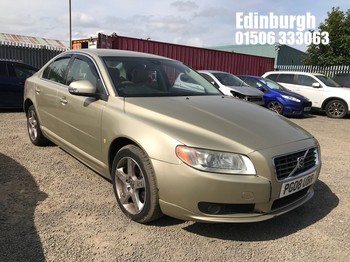Location: Edinburgh - 2008 VOLVO S80 LUX SE A 4 Door Saloon REG: PG08UBR, Keys: No, MOT Expiry date: 22/06/2027, 2400 Diesel, 6 Speed Auto Diesel, Former Keepers: 8