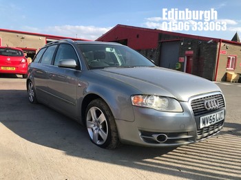 Location: Edinburgh - 2005 AUDI A4 SE CVT Estate REG: MV55LUO, Keys: No, MOT Expiry date: 15/11/2023, 1984 Petrol, Variable Speed Auto Petrol, Former Keepers: 4