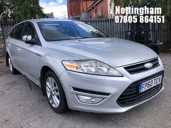 Location: Nottingham - 2010 FORD MONDEO ZETEC TDCI 140 Estate REG: FP60TCV, Keys: No, MOT Expiry date: 01/03/2026, 1997 Diesel, 6 Speed Manual Diesel, Former Keepers: 6