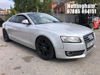 Location: Nottingham - 2008 AUDI A5 T FSI SPORT 6SP Coupe REG: OE57UWF, Keys: No, MOT Expiry date: 27/02/2027, 1798 Petrol, 6 Speed Manual Petrol, Former Keepers: 11