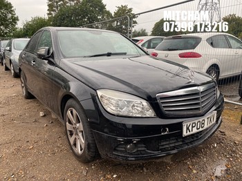 Location: Mitcham - 2008 MERCEDES C180 SE KOMPRESSOR A 4 Door Saloon REG: KP08TKV, Keys: No, MOT Expiry date: 10/03/2027, 1796 Petrol, 5 Speed Auto Petrol, Former Keepers: 7