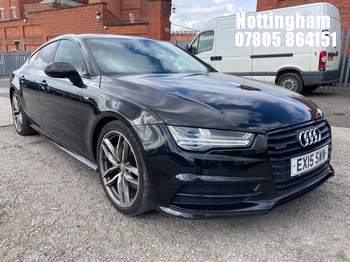 Location: Nottingham - 2015 AUDI A7 SPORTBACK TDI BLACK EDITION QUATTRO SEMI-AUTO 5 DOOR HATCHBACK REG: EX15SWW, 2967 DIESEL, SEMI AUTOMATIC, Former Keepers: 5, Keys: Yes, MOT Expiry date: 19/11/2026