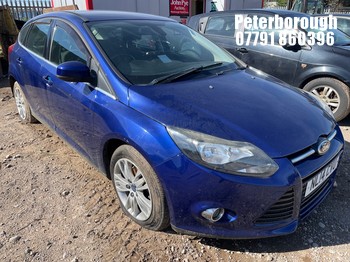 Location: Peterborough - 2014 FORD FOCUS TITANIUM NAV ECON T 5 Door Hatchback REG: NL14CVU, Keys: No, MOT Expiry date: 06/05/2026, 1560 Diesel, 6 Speed Manual Diesel, Former Keepers: 6