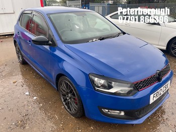 Location: Peterborough - 2012 VOLKSWAGEN POLO MATCH 60 5 Door Hatchback REG: FR12CBX, Keys: No, MOT Expiry date: 25/09/2026, 1198 Petrol, 5 Speed Manual Petrol, Former Keepers: 9