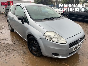 Location: Peterborough - 2007 FIAT GRANDE PUNTO ACTIVE 65 3 Door Hatchback REG: OW07DJK, Keys: No, MOT Expiry date: 02/11/2025, 1242 Petrol, 5 Speed Manual Petrol, Former Keepers: 9