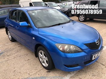 Location: Brentwood - 2006 MAZDA 3 TS AT 5 Door Hatchback REG: KJZ7249, Keys: No, MOT Expiry date: 06/08/2026, 1598 Petrol, 5 Speed Auto Petrol, Former Keepers: 5