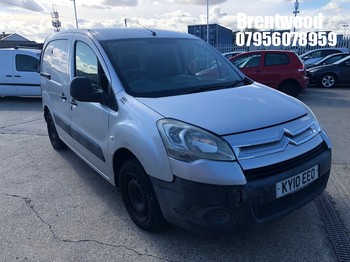 Location: Brentwood - 2010 CITROEN BERLINGO 625 LX HDI 75 Panel Van REG: KY10EEO, Keys: No, MOT Expiry date: 12/03/2026, 1560 Diesel, 5 Speed Manual Diesel, Former Keepers: 9