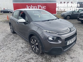 Location: South Wales - 2020 CITROEN C3 FEEL PURETECH S/S 5 DOOR HATCHBACK REG: CE70VSK, 1199cc PETROL, 5 SPEED MANUAL PETROL, Former Keepers: 1, Keys: Yes, MOT Expiry date: 03/10/2026