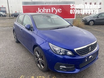 Location: South Wales - 2018 PEUGEOT 308 ALLURE BLUEHDI S/S AU 5 Door Hatchback REG: CF18DZZ, Keys: Yes, MOT Expiry date: 05/01/2026, 1500 Diesel, 8 Speed Auto Diesel, Former Keepers: 3