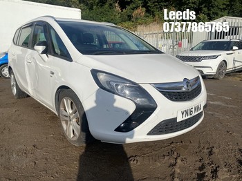 Location: Leeds - 2016 VAUXHALL ZAFIRA TOURER SRI CDTI AU MPV REG: YN16NWA, Keys: No, MOT Expiry date: 20-05-2026, 1956 Diesel, 6 Speed Auto Diesel, Former Keepers: 5
