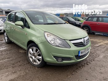 Location: Leeds - 2009 VAUXHALL CORSA DESIGN 5 Door Hatchback REG: NA59RKY, Keys: No, MOT Expiry date: 14-06-2025, 1229 Petrol, 5 Speed Manual Petrol, Former Keepers: 6
