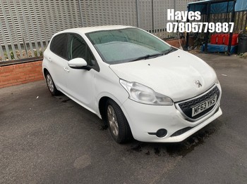 Location: Hayes - 2013 PEUGEOT 208 ACCESS PLUS 5 Door Hatchback REG: MF63YKS, Keys: No, MOT Expiry date: 10/04/2027, 1199 Petrol, 5 Speed Manual Petrol, Former Keepers: 10