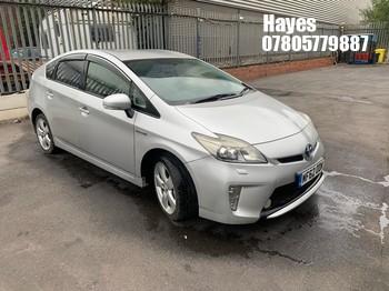Location: Hayes - 2012 TOYOTA PRIUS T SPIRIT VVT-I CVT 5 Door Hatchback REG: MF62ODK, Keys: No, MOT Expiry date: 04/04/2026, 1798 Hybrid Electric, Variable 1 Speed Auto Petrol/E, Former Keepers: 9